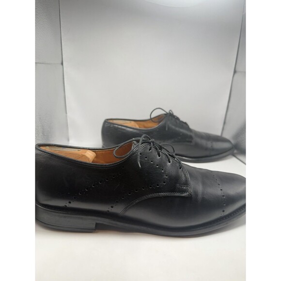 Allen Edmonds Shoes Troy Black Leather Cap Toe Oxford Dress Men\'s 10 C main image 6